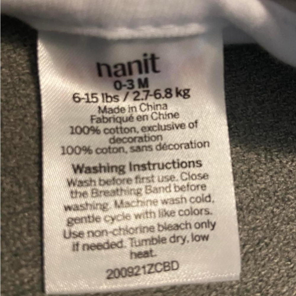Nanit breathing band